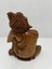 Ahşap El Yapımı Buda Heykeli 20 cm 5