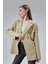 Kadın Kruvaze Kapama Oversize Blazer Ceket 2