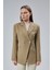 Kadın Kruvaze Kapama Oversize Blazer Ceket 5