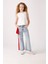 Kız Çocuk Fiyonklu Denim Pantolon 3-8 Yaş Mavi 2
