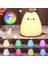 Mini Kawaii Popüler Kedi Bebek Gece Lambası 7 Renkli Pat Touch Renk Değiştiren Göz Koruması Yatak Odası Başucu Gece Lambası Hediye Çocuklar (Yurt Dışından) 2