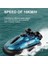 777-580 Mini Rc Hovercraft Elektrikli Sürat Teknesi Çocuk Oyuncak 2.4g Su Geçirmez Rc Tekne - Mavi (Yurt Dışından) 2