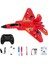 F22(HW32) Epp Köpük Kayma Rc Uçak Aerodinamik Trixenie Uçak Oyuncak, LED Gece Işıklı, Tek Pil - Kırmızı (Yurt Dışından) 1