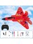 F22(HW32) Trixenie Epp Köpük Rc Uçak Aerodinamiği Kayan Uçak Oyuncak, LED Gece Lambası, Çift Piller - Kırmızı (Yurt Dışından) 5
