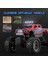 4WD Kaya Tırmanışı Off-Road Araç Soğuk Işık Çocuk Oyuncak 2.4g Uzaktan Kumandalı Araba, 1 Pil - Kırmızı (Yurt Dışından) 5