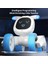 R28 Akıllı Ses Kontrollü Robot Yavru Çocuk Uzaktan Kumandalı Evcil Hayvan Oyuncak, 1 Pil - Beyaz + Mavi (Yurt Dışından) 4