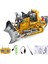 BC1045 Alaşım Rc Buldozer 1/24 Ölçekli 2.4g 9 Kanallı Dozer Ön Yükleyici Oyuncak Metal Inşaat Araç Çocuklar Için Işık Ses ile (Yurt Dışından) 1