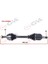 Komple Aks Sol Doblo 1.6 Mjt At/mt 10- 596MM 1