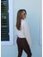 Açık Beige Kolları ve Cebi Tül Detay Sweat 5