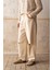 Baggy Fıt Gabardın Bej Pantolon 4