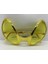 Retro Gözlük - 80 Li 90 Lı Yıllar Parti Gözlüğü Gold Renk 8X13 cm 1