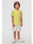 Erkek Çocuk Child Tshirt 4-8 Yaş Sarı 1