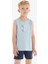 Erkek Çocuk T-Shirt 40751 - Mavi 1