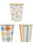 - Colourful Pattern Cups - Renkli Desenler Bardaklar - 8'li 1