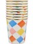 - Colourful Pattern Cups - Renkli Desenler Bardaklar - 8'li 3