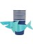 - Shark Cups - Köpekbalığı Bardaklar - 8'li 3