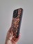iPhone 15 Pro Max Uyumlu Leopar Desenli Taşlı Kamera Çıkıntılı Kaliteli Lüks Kılıf 3