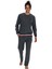 Erkek Antrasit Melanj Pijama Takım 18920 1