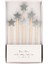- Silver Star Candles - Gümüş Yıldız Mumlar - 6'lı 1