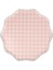 - Gingham Plates - Damalı Tabaklar - S - 12'li 2