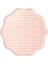 - Gingham Plates - Damalı Tabaklar - L - 12'li 2