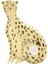 - Cheetah Plates - Çita Tabak - 8'li 2