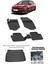 Opel Corsa F 2020+ Uyumlu 4.5d Premium Havuzlu Oto Paspas ve Liner Marka 3D Bagaj Havuzu 2