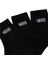 Half Crew Socks (3 Çift) Siyah Kadın Çorap 2