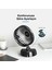 EFN-504 Taşınabilir Masaüstü Siyah USB Fan 5