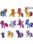 12 Adet My Little Pony Figürleri Twilight Sparkle Pvc Bebekler Oyuncak Kek Masa Dekoru (Yurt Dışından) 2