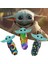 Childrenworld Bebek Yoda Figürü Minyatür Yıldız Savaşı Mandaloryalı Uzaylı Figürü Silikon Boru (Yurt Dışından) 2