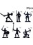 60 Adet/takım Mini Warriors Antik Asker Figürleri Statik Model Çocuk Biblo (Yurt Dışından) 2