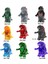 Bandai Godzilla Yapı Taşları Montajlı Model Abs Plastik Mini Aksiyon Figürleri Kafa Tek Oyuncaklar Çocuk Hediyeler (Yurt Dışından) 1