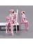 Sıcak Anime Figürü 15 cm Kawaii Sakura Pembe Kız Bir Sandalyede Oturan Pvc Model Oyuncak Bebekler Koleksiyonu Doğum Günü Kız Hediye Ev Dekor (Yurt Dışından) 3