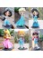 Posket Prenses Büyük Gözler Mulan Ariel Arale Belle Pamuk Prenses Elsa Anna Cinderella Sofia Rapunzel Yasemin Qposket Şekil Oyuncaklar (Yurt Dışından) 1