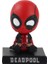 12 cm Bobble Kafa Şekil Jack Örümcek Adam Hulk Dikiş Kaptan Amerika Deadpool Thanos Demir Adam Model Oyuncak Araba Dekorasyon Telefon Tutma (Yurt Dışından) 2