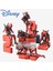 Disney Marvel 6-8 cm Deadpool 2 Aksiyon Figürü Ayakta Oturma Duruşu Anime Dekorasyon Pvc Koleksiyon Oyuncak Modeli Çocuk Hediye (Yurt Dışından) 1
