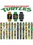 Tmnt-11-38 40 41 Mm-Teenage Mutant Ninja Turtles Band Apple Watch Band 44MM 40MM 45MM 41MM 49MM 42MM 38MM Band Iwatch Series 7 Se 4 5 6 8 Ultra Band (Yurt Dışından) 1