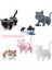 P-6cm Orijinal Bebek 7 Eklemler Kedi Bebek Oyuncak Yiyebilir Balık Kedi Güzel Pet Shop Hayvan Aksiyon Figürü Küçük Oyuncak Bebekler (Yurt Dışından) 1