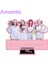 Amamia Şekilli Kalıp Plaka Şeffaf Baskı Grup Üyesi Jisoo Jennie Lisa Rose Standı Şekil Masaüstü Süsleme (Yurt Dışından) 2