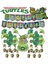 Bayrağı Çekin 1 Takım-Teenage Mutant Ninja Turtles Tmnt Tema Doğum Günü Partisi Dekorasyon Parti Malzemeleri Bayrak Afiş Kek Balon Seti Ev Dekorasyon (Yurt Dışından) 1