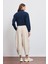 Yüksek Bel Slouchy Pileli Pantolon 2