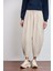Yüksek Bel Slouchy Pileli Pantolon 3