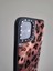 iPhone 11 Uyumlu Leopar Desenli Taşlı Kamera Çıkıntılı Kaliteli Lüks Kılıf 5