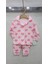 Uğurböceğiçocuk Kalpli Baskılı Pijama Takım 2422 1