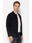 Erkek Regular Fıt %100 Cotton İnce Likralı Gabardın Spor Gömlek Ceket 3