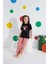 Anne Kız Kombin Desenli Viskon Kısa Kollu Pijama Takımı (Anne Kız Ayrı Satılır) 3
