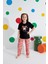 Anne Kız Kombin Desenli Viskon Kısa Kollu Pijama Takımı (Anne Kız Ayrı Satılır) 5
