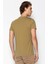 Erkek Rahat ve Düz Bisiklte Yaka T-Shirts 5