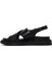 Kadın Siyah Bantlı Deri Comfort Sandalet 25SFD300118 2